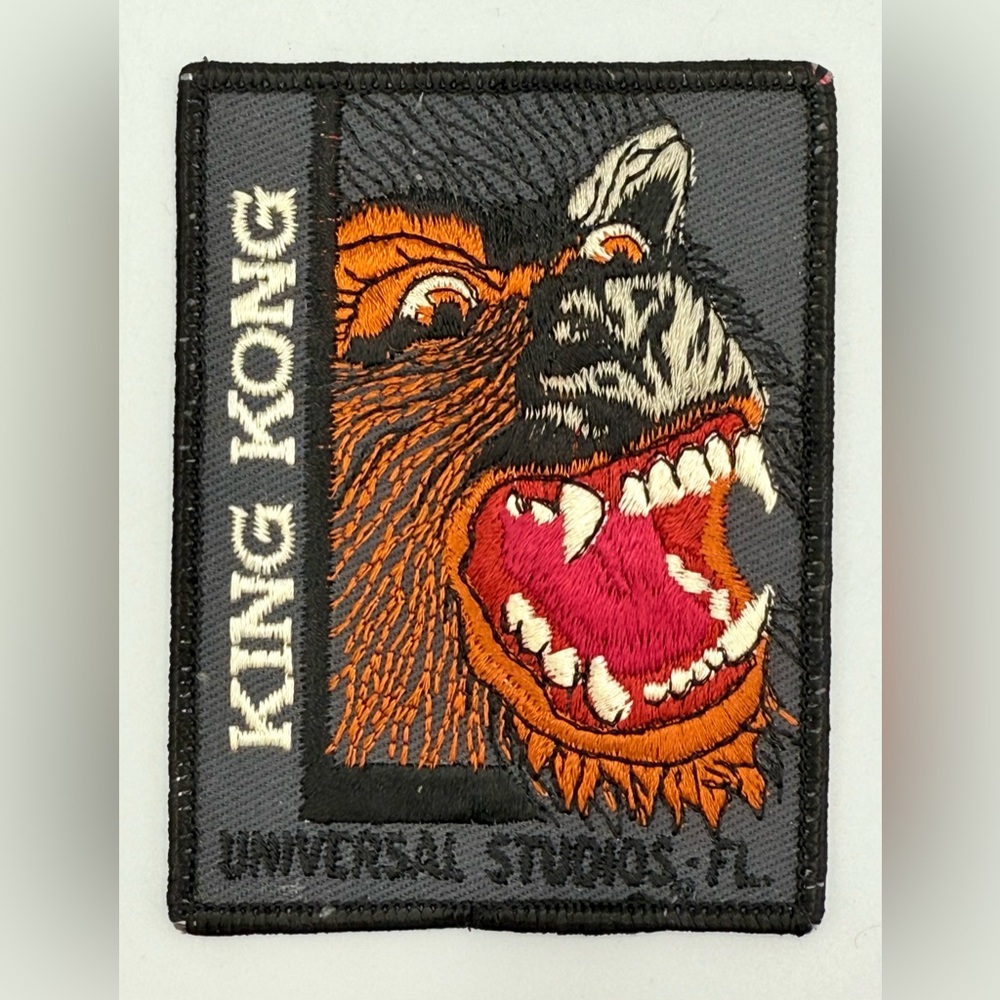 Universal Studios Florida Embroidered King Kong 4" Souvenir Vtg Patch New NWOP